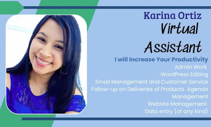 Gig Preview - Be your virtual assistant for your business