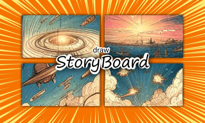 Bestseller - draw storyboard for 2d, 3d animation and film advertisement commercial game