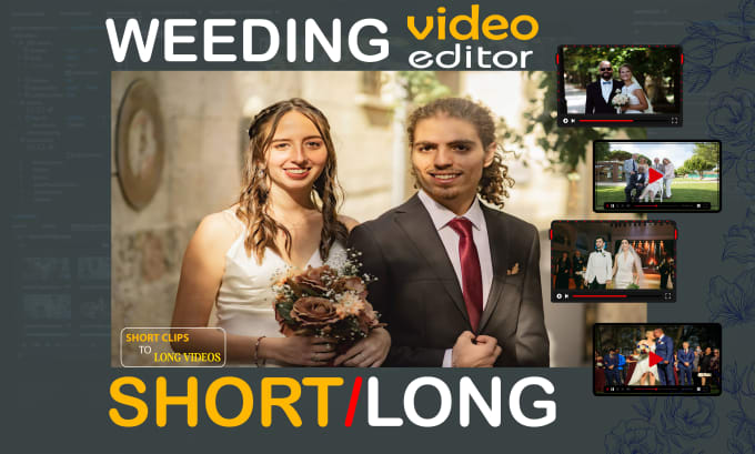 Gig Preview - Edit your wedding video into a professional cinematic masterpiece