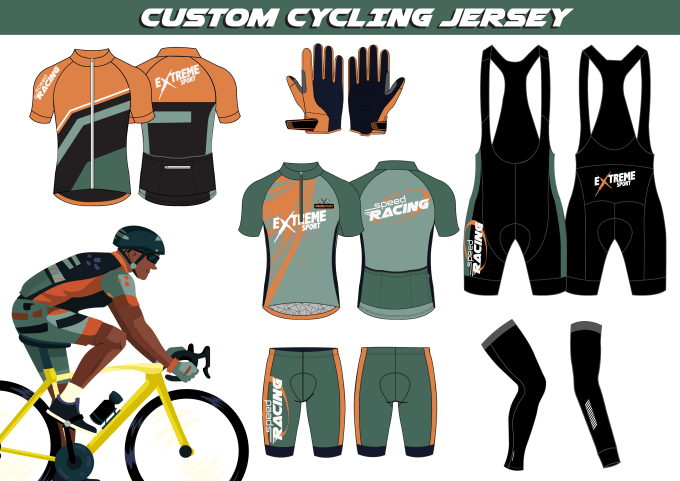 Gig Preview - Design custom cycling apparel kit