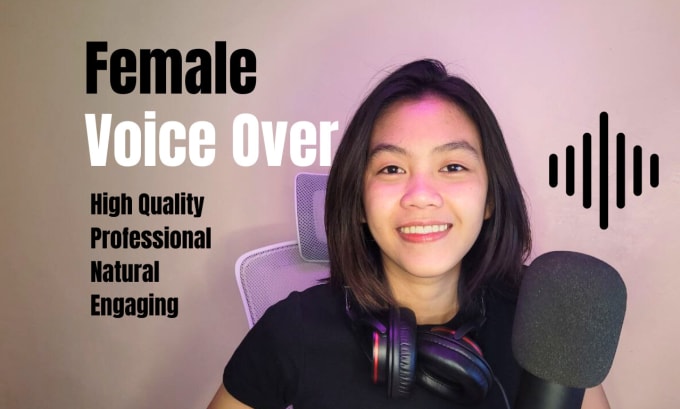 Gig Preview - Record a professional female voice over