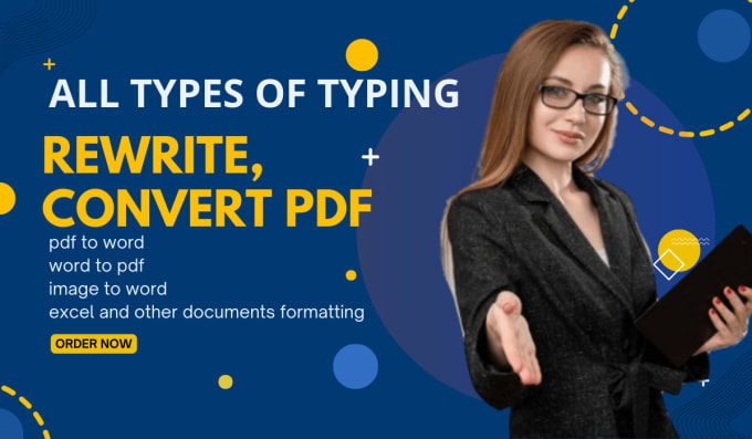 Gig Preview - Do formatting any word pdf to word conversion excel document to printable format