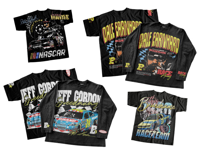 Bestseller - design vintage nascar 90 s