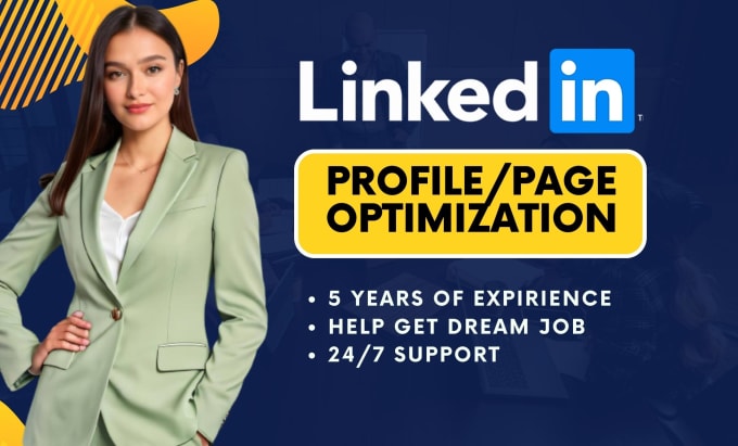 Gig Preview - Create and fully optimize your linkedin profile