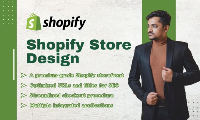 Gig Preview - Design, develop ecommerce website store with shopify