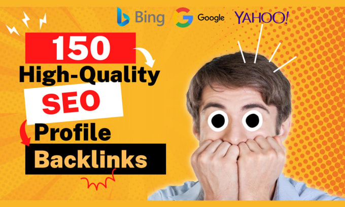 Gig Preview - Build 150 high quality SEO profile backlinks with high authority