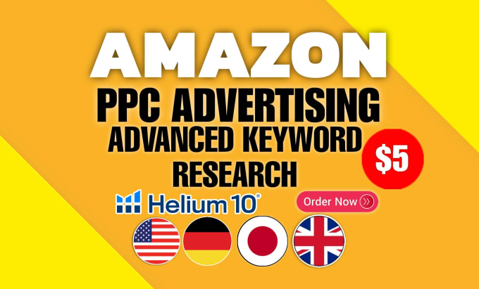 Gig Preview - Do advanced keyword research for amazon PPC campaign