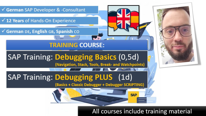 Gig Preview - Provide training for sap debugging