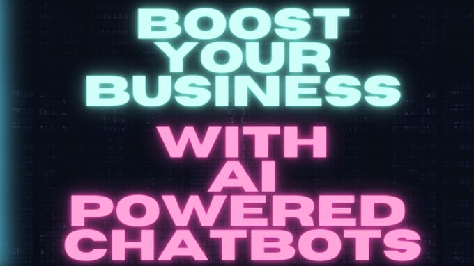 Gig Preview - Create ai chatbot for your social media,web sites,blog and artcle writer