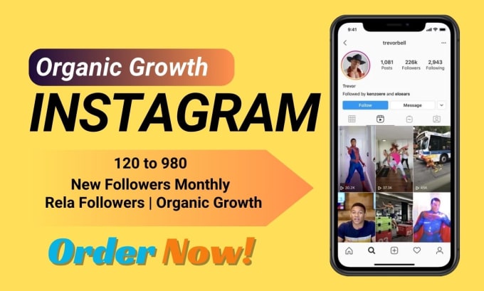 Gig Preview - Do instagram marketing, manage, organic growth and promote your page