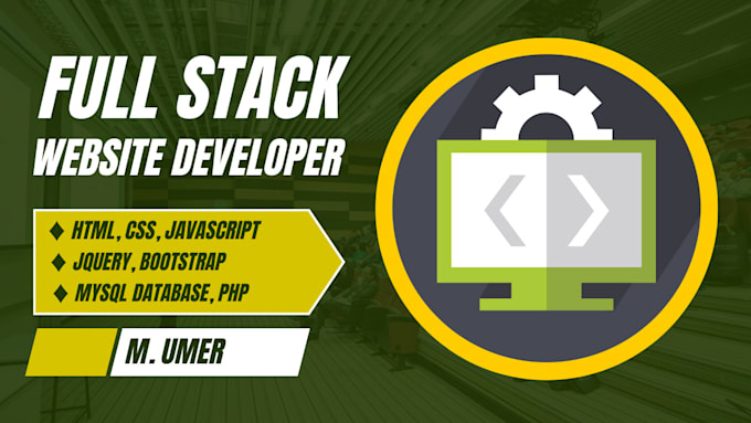 Gig Preview - Do web development, full stack web development