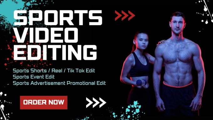 Gig Preview - Give professional sports video editing and viral promo cinematic highlight edit