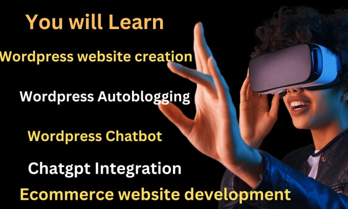 Gig Preview - Teach you how to create  websites on wordpress autoblog, chatgpt integration