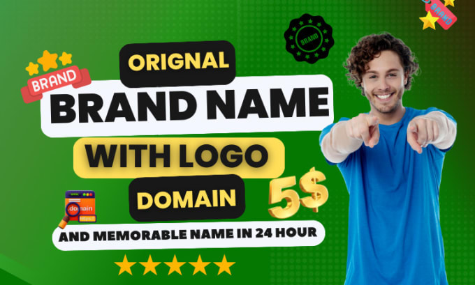 Bestseller - find your business name , store brand name ,domain name with logo