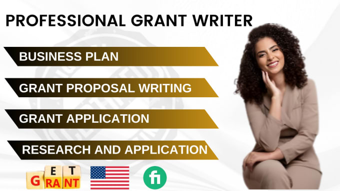 Gig Preview - Write grant proposal, grant application, business plan,  government contract