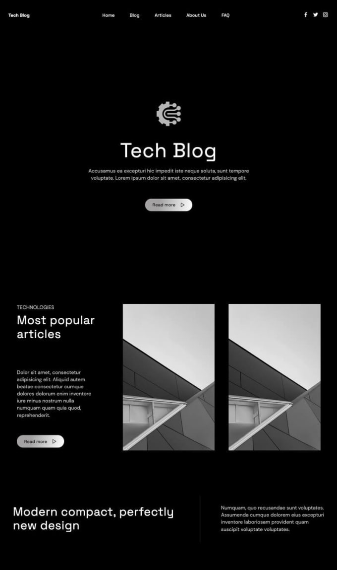 Bestseller - do modern figma website design