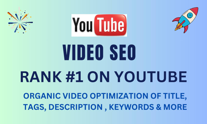 Gig Preview - Do youtube video SEO with vidiq and tubebuddy to rank on top