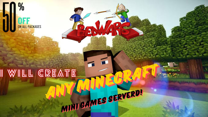 Gig Preview - Create any minecraft mini games server