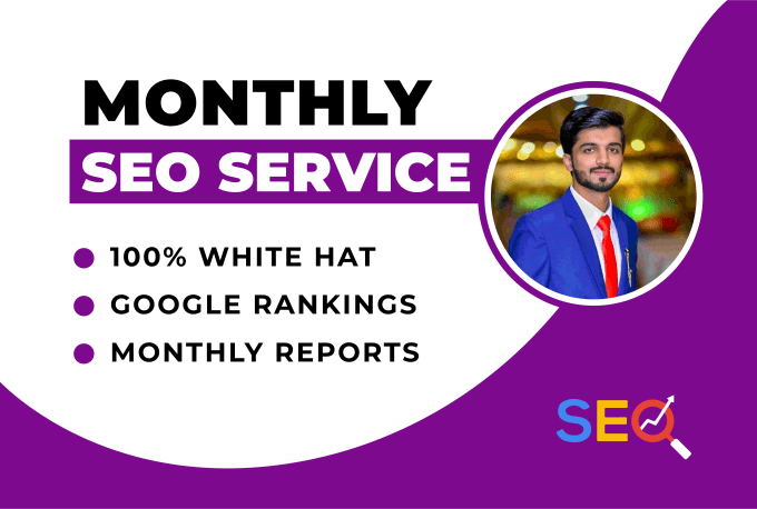 Gig Preview - Supercharge your website rankings with monthly SEO service