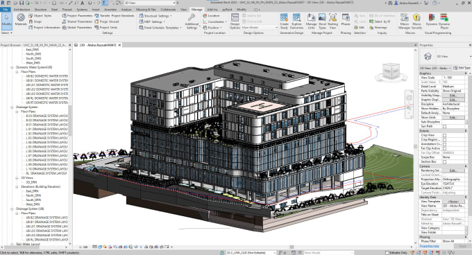 Gig Preview - Do 3d modelling with revit architecture, structure, plumbing