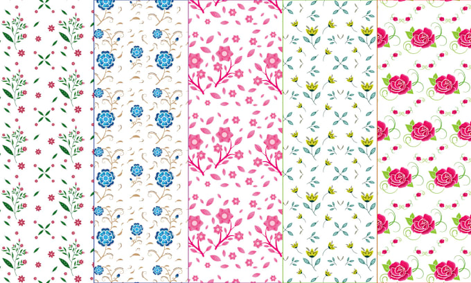 Gig Preview - Design seamless pattern design for fabric, textile