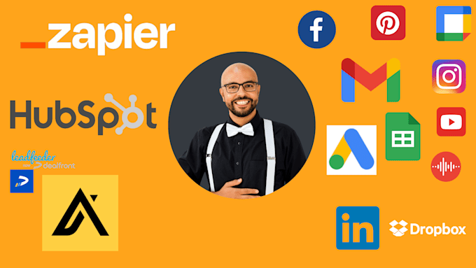 Gig Preview - Build business automation using zapier and hubspot