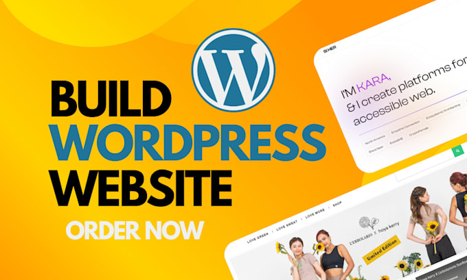 Gig Preview - Build,develop,design,redesign,clone wordpress website with custom plugin