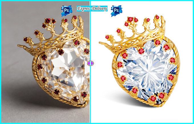 Gig Preview - Do photo editing of jewelry image retouching best quality