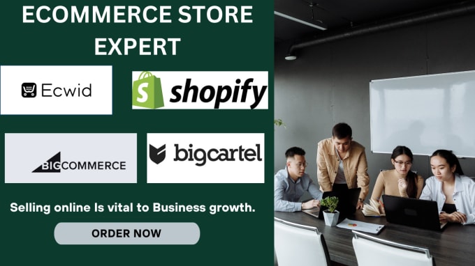 Bestseller - design ecwid website big cartel store shift4shop website bigcommerce store