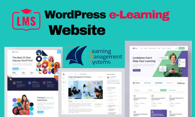 Gig Preview - Create wordpress lms website and online course website with learndash lms