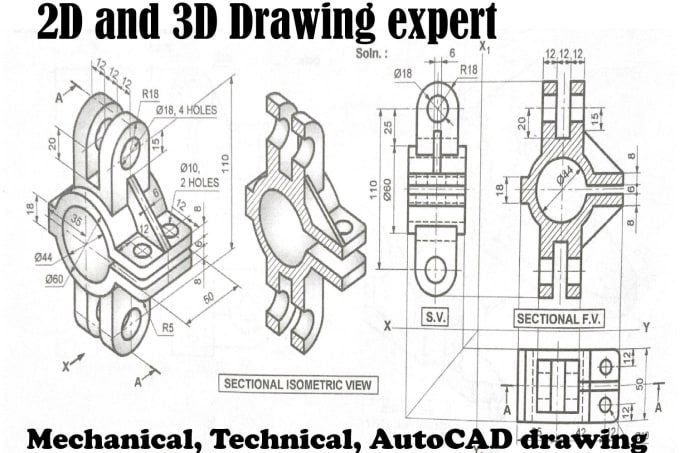 Gig Preview - Design 2d and 3d cad model, technical, mechanical and industrial product drawing