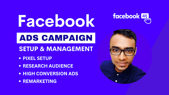 Gig Preview - Setup and manage facebook ads campaign for your business