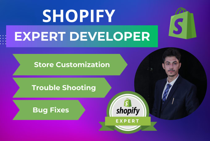 Gig Preview - Fix shopify issues and theme coding development in 24 hours