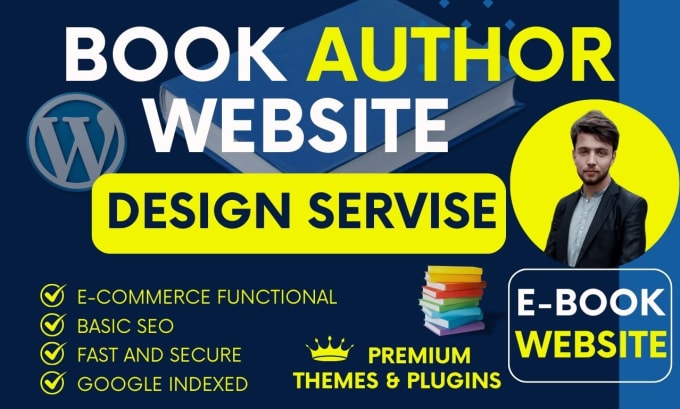 Gig Preview - Build modern book author website or ebook website