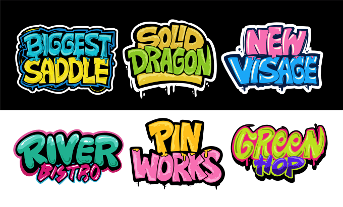 Gig Preview - Create custom graffiti edgy art design font logo for brand