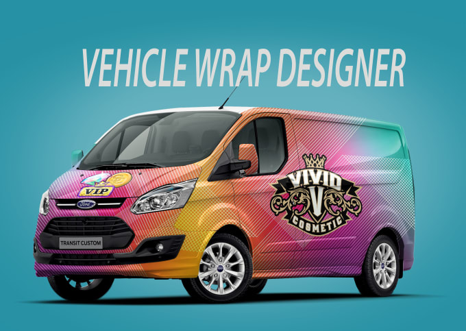 Gig Preview - Make branding vehicle wrap, car wrap, van wrap, truck wrap design