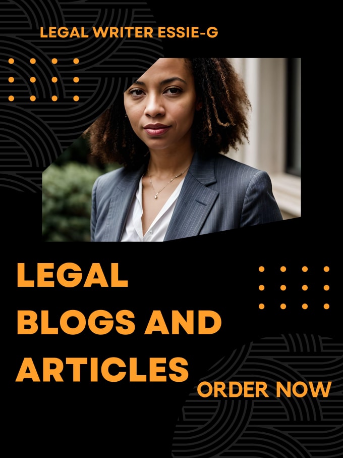 Gig Preview - Craft legal blogs and educative articles for your website