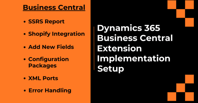 Gig Preview - Do d365 business central extension and technical development