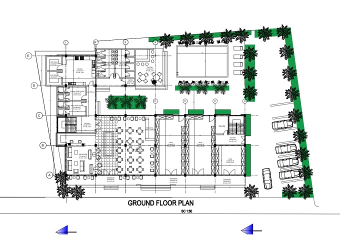 Gig Preview - Draw 2d architectural drawings and floor plans in autocad