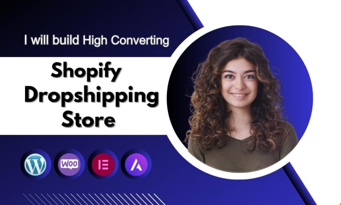 Gig Preview - Create shopify website design, dropshipping store online store responsive design