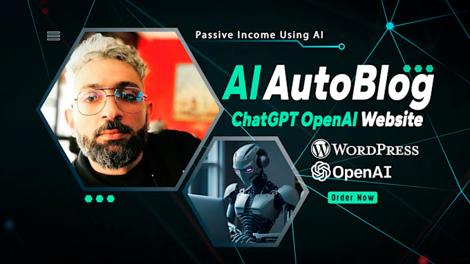 Gig Preview - Build ai autoblog wordpress site by chatgpt openai in your niche