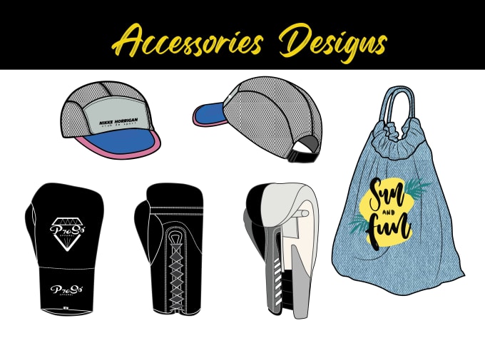 Gig Preview - Design sports accessories with techpack