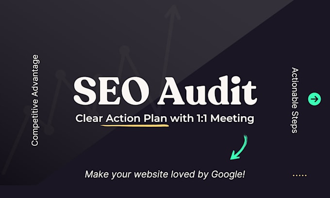 Gig Preview - Create an SEO audit report and do competitor analysis