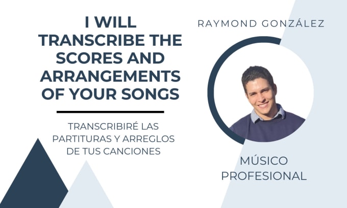 Gig Preview - Transcribe the scores and arrangements of your songs