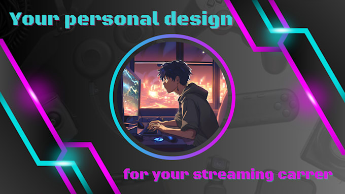 Bestseller - create all kinds of twitch and streaming graphics for you