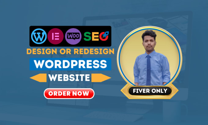 Gig Preview - Design, redesign, blog, clone, fix, build and revamp wordpress website