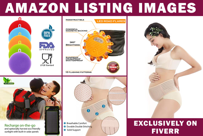 Gig Preview - Design professional amazon product listing images