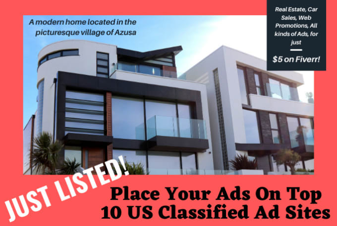 Gig Preview - Place your ads on the top ranked US classified ad sites