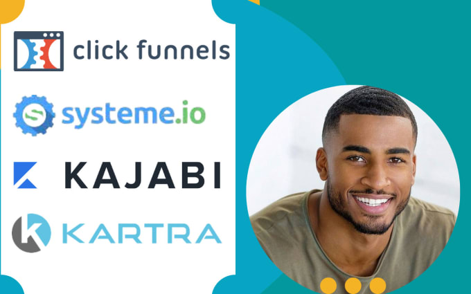 Gig Preview - Build clickfunnel, systeme, katra, kajabi landing page and sales funnel