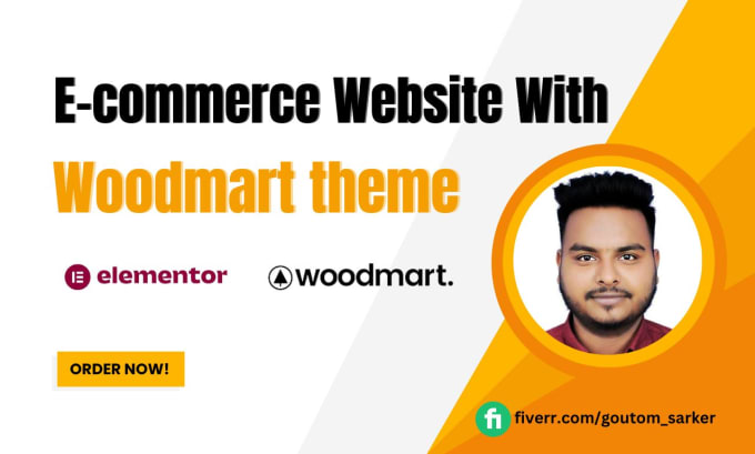 Gig Preview - Build an ecommerce website with woodmart theme